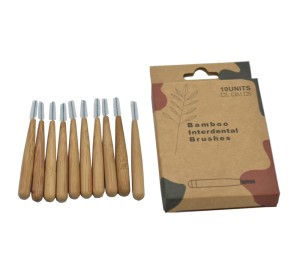 BumGum Bamboo Interdental Brush (Pack of 10)